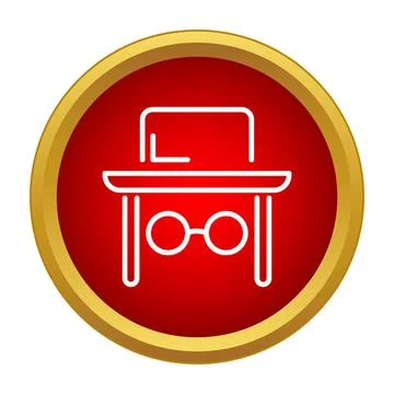 Incognito mode icon displaying private browsing identity Stock Illustration