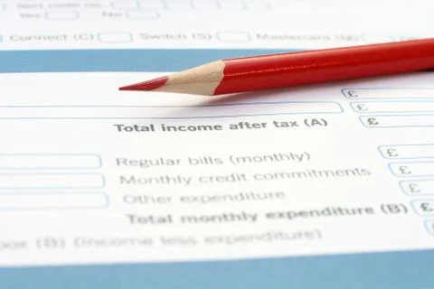 Income form Stock Photos
