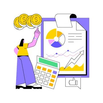 Income statement abstract concept vector illustration. Stock Illustration