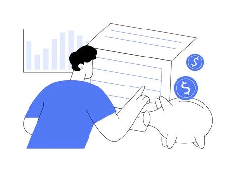 Income statement abstract concept vector illustration. 스톡 일러스트