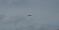 Incoming Air Asia airplane at tourism location Bali Benoa 4k or 4k+ Resolution