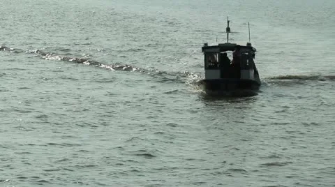 Incoming Boat 2 Stock Footage 11304870