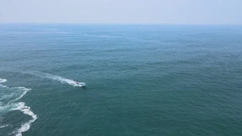 Incoming Boat Stock Footage 146693983
