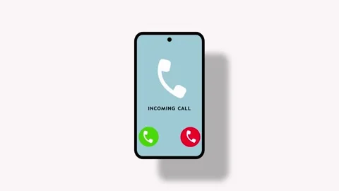 Incoming Call Animation Stock Footage 243122110