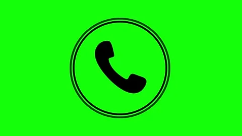 Incoming Call Animation for Mobile Interface Stock Footage 315821750