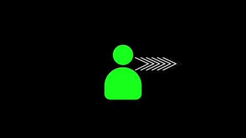Incoming call icon animation.calling and Phone ring User Interface Animation Stock Footage 310154838