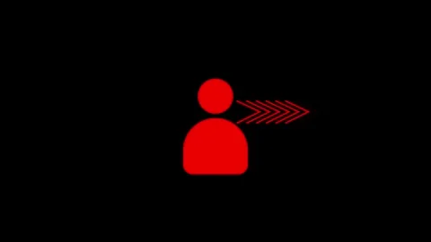 Incoming call icon animation.calling and Phone ring User Interface Animation Stock Footage 310154852