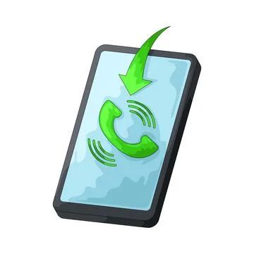 Incoming Call illustration Stock Illustration