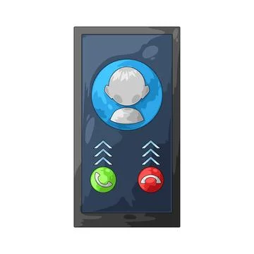 Incoming Call illustration Stock Illustration