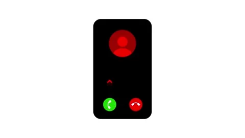 Incoming call mobile device 4k animation mobile ringing HD animation call a.. Stock Footage 309845604