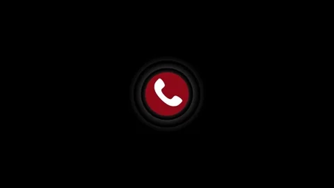 Incoming call ringing icon animation. Phone ringing sign of phone call icon.. Vidéo 337566763
