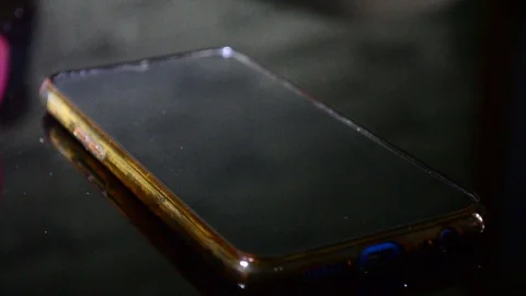 Incoming call on smartphone Stock Footage 124100904