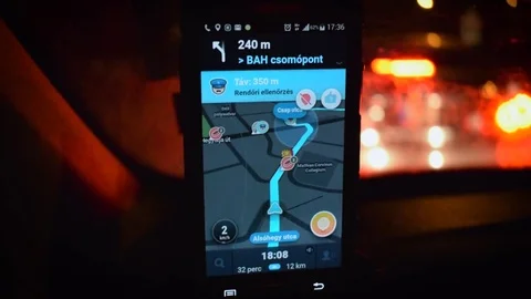 Incoming call in the traffic jam Stock Footage 70469434