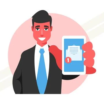 Incoming-email Stock Illustration