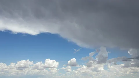 Incoming Extreme Storm Timelapse Sky Only Stock Footage 220666370