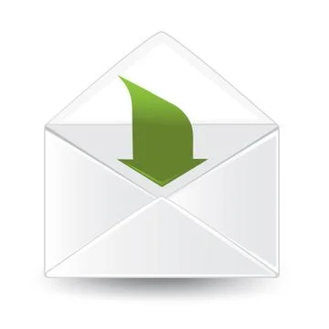 Incoming Mail Stock Illustration