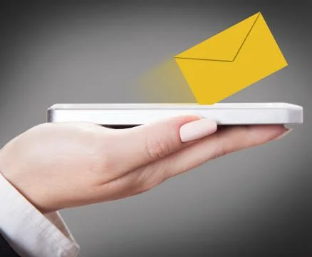 Incoming messages are Stock Illustration
