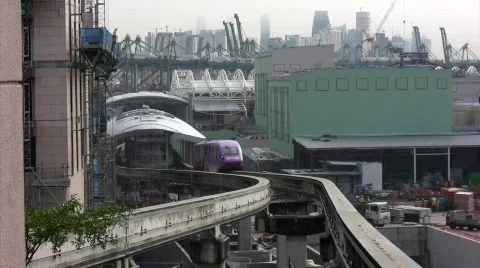 Incoming Monorail Stock-Footage 609720
