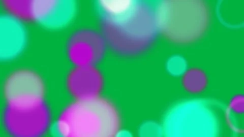 Incoming orbs joining and stacking blending colors forming cluster and revealing Stock Footage 333630300