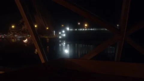 Incoming Ship Stock Footage 136132537