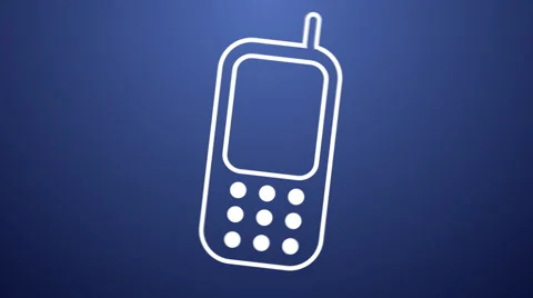 Incoming SMS animation Stock Footage 3340615