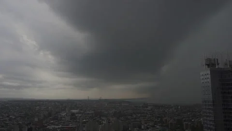 Incoming storm over Brooklyn 스톡 동영상 157564324