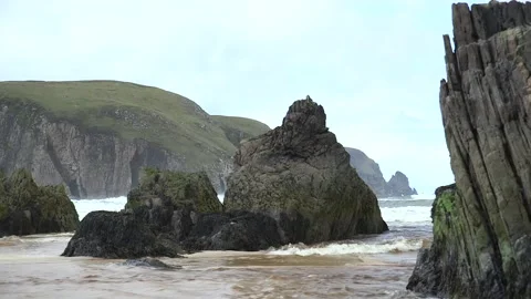 Incoming tide Stock Footage 158181401