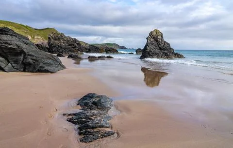 Incoming tide Stock Photos