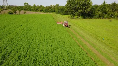 Incoming Tractor Stock Footage 81513068