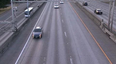 Incoming Traffic Video stock 7908797