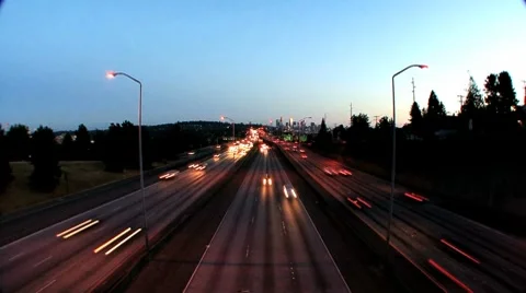 Incoming traffic Stock Footage 8567967