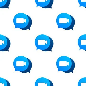 Incoming video call pattern. Message bubble. Vector stock illustration. 스톡 일러스트