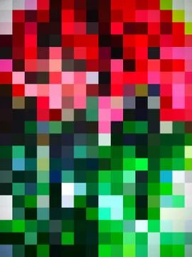 An incomparable geometric design of colorful pattern of squares Stock Illustration