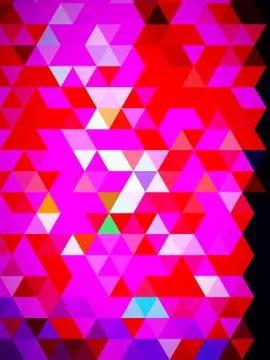 An incomparable graphical design of colorful pattern of squares Illustrazione stock