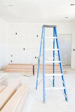 An incomplete house interior Stock Photos