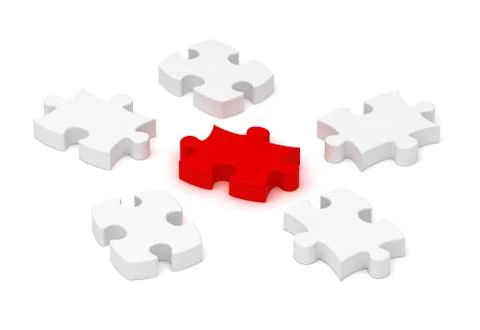 Incomplete puzzle Illustration