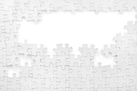 Incomplete puzzle Stock Photos