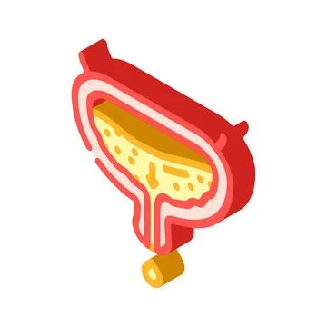 Incontinence urology isometric icon vector illustration Stock Illustration