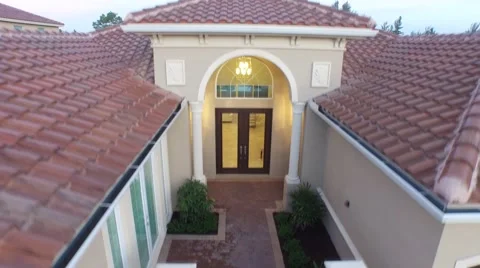 Increase of altitlude property birds eye view of 7717 Eden Ridge Way Video stock 55292155