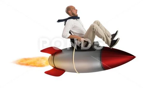 Increase the climb to success Stock Photos