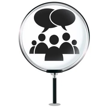 Increase communication networks Illustrazione stock