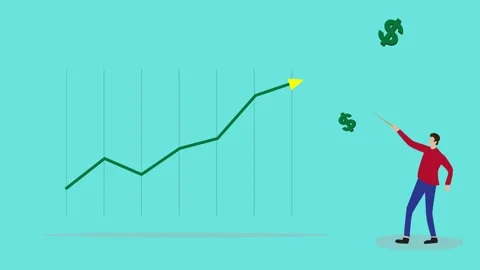 Increase Dollar Stock Footage 277005230