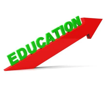 Increase Education Meaning Studying Learned And Progress Stock Illustration