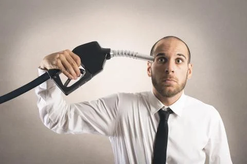 Increase in fuel prices Stock Photos