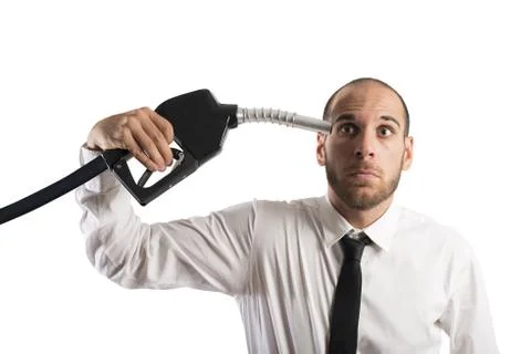 Increase in fuel prices Stock Photos