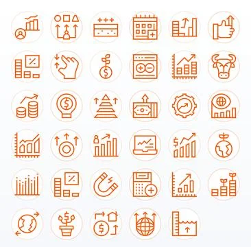 Increase Modern Vector Collection with 35 Regular Line High Resolution Grid.. Illustration