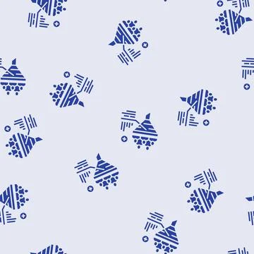 Increase mqls glyph seamless pattern Stock Illustration