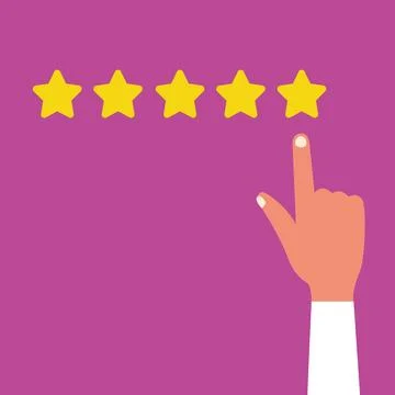 Increase rating evaluation and classification concept Illustrazione stock