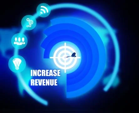 Increase Revenue concept plan Stock Illustration