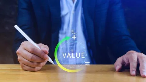 Increase value service, growth value, company value added, business leverag.. 스톡 사진